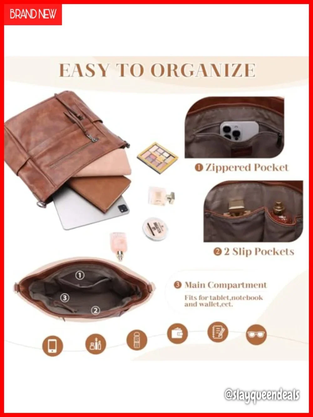 Large Hobo Purse with RFID Wallet Set, Roomy Women Purse
